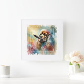 Horloge Carrée American Cocker Spaniel Dog 070824AREF137 - Waterc (Maison)