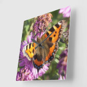 Horloge Carrée Amiral Rouge Butterly (Angle)