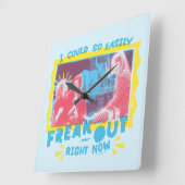 Horloge Carrée AMIS™ | Je Pouvais Tellement Facilement Freak En C (Angle)