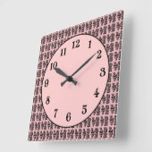 HORLOGE CARRÉE AMOUR (Angle)