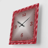 Horloge Carrée Amour (Angle)