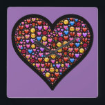 Horloge Carrée Amour Emoji Customisé<br><div class="desc">www.leahg.me... ... ... ... ... ... ... ... ... ... ... ... ... ... ... En vedette ici est l'un des nombreux modèles tendance qui convient aux besoins de mode de 2016 et 2017. Visitez notre magasin www.zazzle.com/trending2016* pour voir toute la gamme de vêtements de mode tendance, d'objets de décoration...</div>