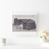 Horloge Carrée Amphithéâtre à Vérone sur la Piazza Bra (Maison)