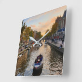 Horloge Carrée Amsterdam (Angle)