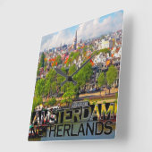 Horloge Carrée Amsterdam (Angle)