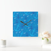 Horloge Carrée Anchor (Maison)