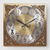 Horloge Carrée Ancien Grandfather Clock (Recto)