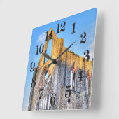 Horloge Carrée Ancienne abbaye de Tintern, monastère cistercien,  (Angle)