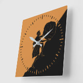 Horloge Carrée Ancient Mythology Sisyphus Watch (Angle)