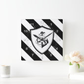 Horloge Carrée Ancre (Maison)