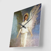 Horloge Carrée “Angel at Noon” by Abbott Thayer (Angle)