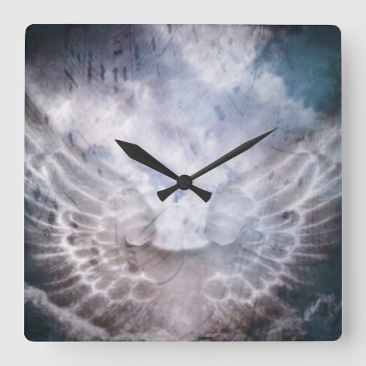 Horloge Carrée Angel Song (Recto)