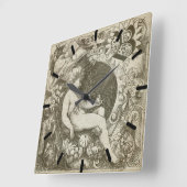 Horloge Carrée Angle vintage (Angle)