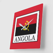 Horloge Carrée Angola (Angle)