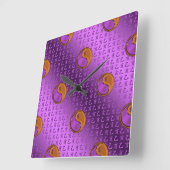 Horloge Carrée Année de la sonnerie (Angle)