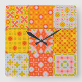 Horloge Carrée Années 70 (Recto)