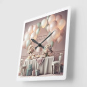 HORLOGE CARRÉE ANNIVERSAIRE (Angle)