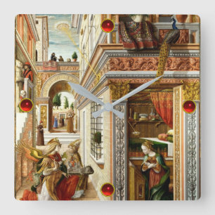 Horloge Carrée Annunciation ,Saint Emidius and an OVNI