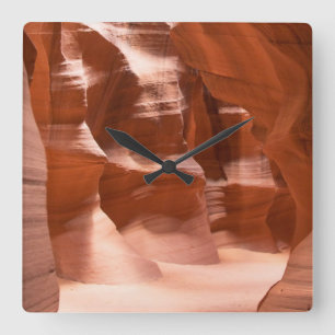 Horloge Carrée Antelope Canyon, Éclairage Naturel