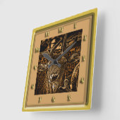 Horloge Carrée Antelope Deer (Angle)