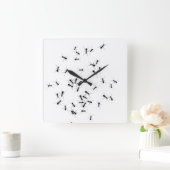 Horloge Carrée Ants (Maison)