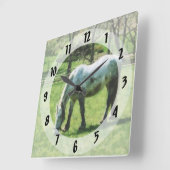 Horloge Carrée Appaloosa (Angle)