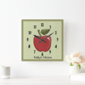 Horloge Carrée Apple (Maison)