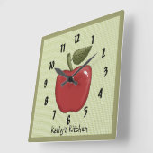 Horloge Carrée Apple (Angle)