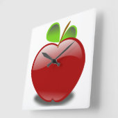 Horloge Carrée Apple (Angle)