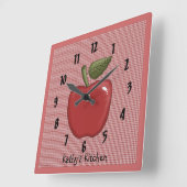 Horloge Carrée Apple (Angle)