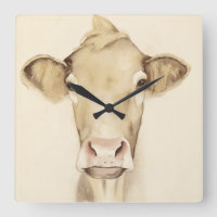Aquarelle Grange Animaux | Vache