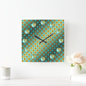 Horloge Carrée Aquarius & Metal Horse (Maison)