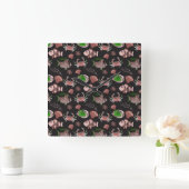 Horloge Carrée Aquatic animals | ocean underwater life 12 (Maison)