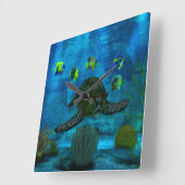 Horloge Carrée Aquatic de Shallow (Angle)