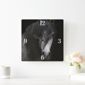 Horloge Carrée Arabian Beauty Horse (Maison)