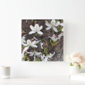 Horloge Carrée Arbre (Maison)