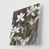 Horloge Carrée Arbre (Angle)