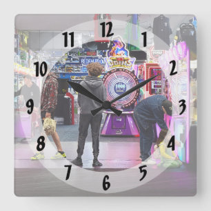 Horloge Carrée Arcade de la promenade de Wildwood NJ