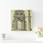 Horloge Carrée Arche de la porte de jardin vintage, architecture (Maison)