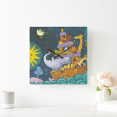 Horloge Carrée Arche La Nuit (Maison)