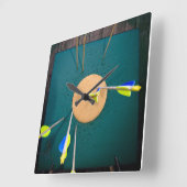 Horloge Carrée Archery (Angle)