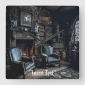 Horloge Carrée Archives hantées (Recto)