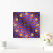 Horloge Carrée Aries & Fire Ox (Maison)