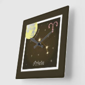 Horloge Carrée Ariete 21 marzo al 20 avril (Angle)