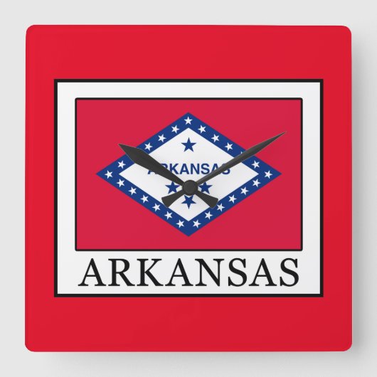 Horloge Carrée Arkansas (Recto)