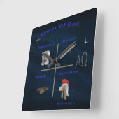 Horloge Carrée Armor de Dieu (Angle)