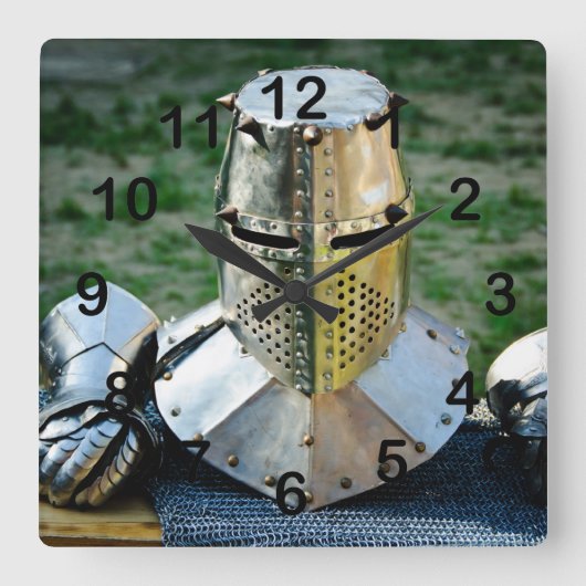 Horloge Carrée Armour (Recto)