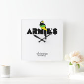 Horloge Carrée Arnie's Restaurant, 1050 N. State St., Chicago, IL (Maison)