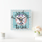 Horloge Carrée Arroser autour de l'horloge murale - SRF (Maison)