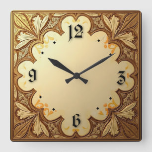 Horloge Carrée Art déco